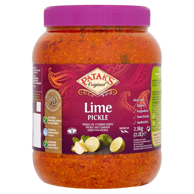 Picture of Patak’s Mild Lime Pickle 2.3kg