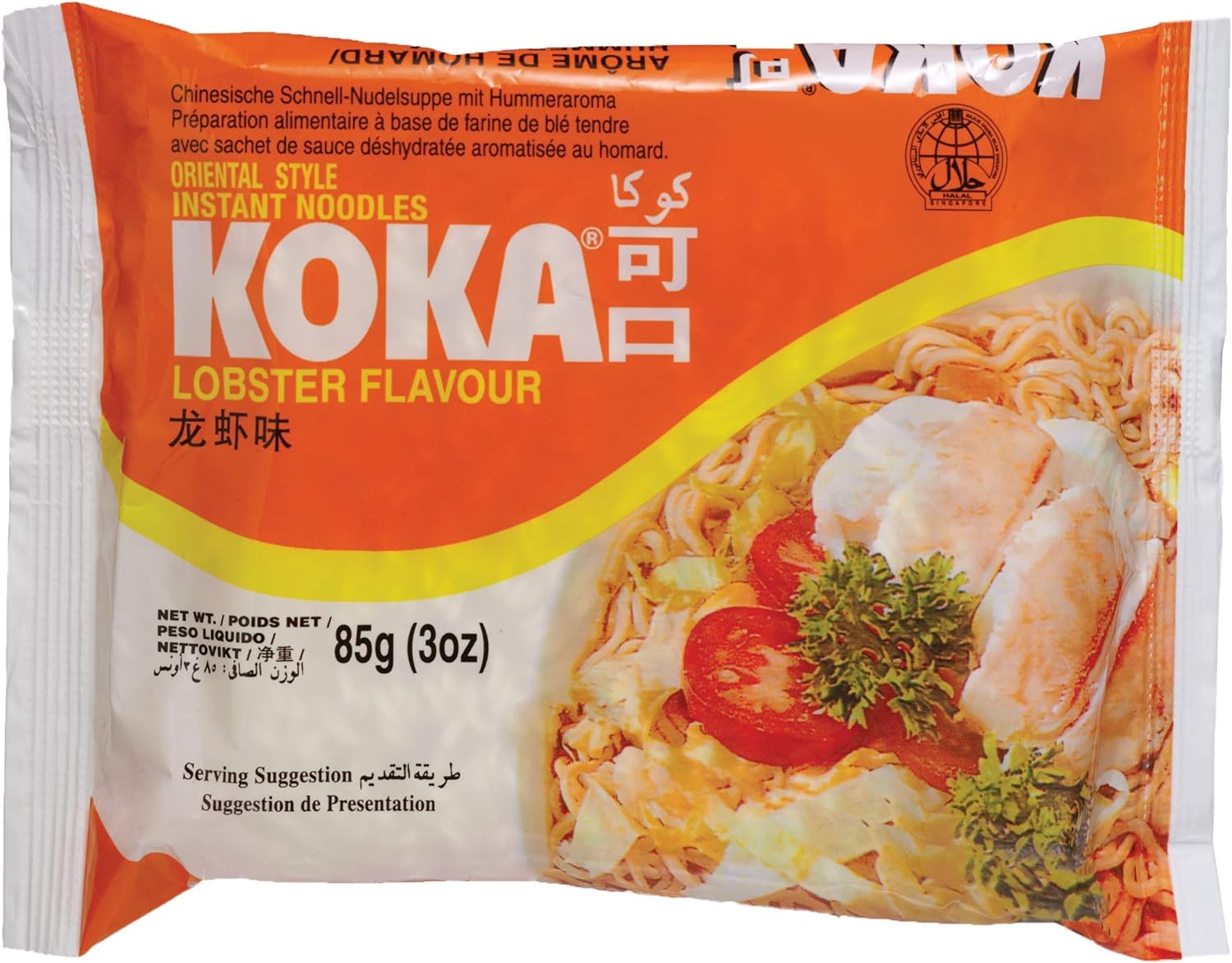 Picture of Koka Oriental Style Instant Noodles Lobster Flavour 85g