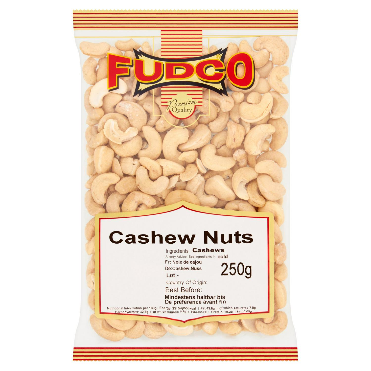 Picture of Fudco Cashew Nuts 250g