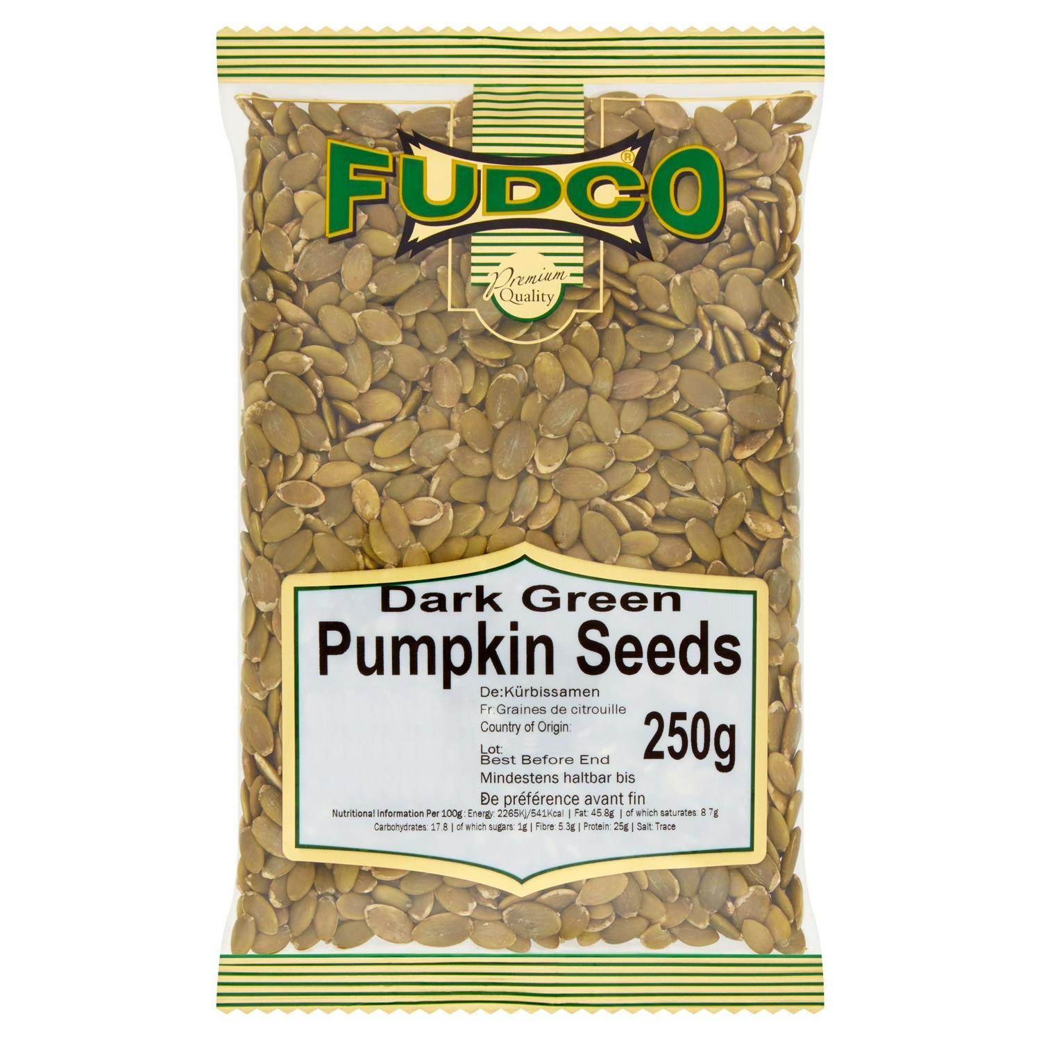 Picture of Fudco Dark Green Pumpkin Seeds 250g