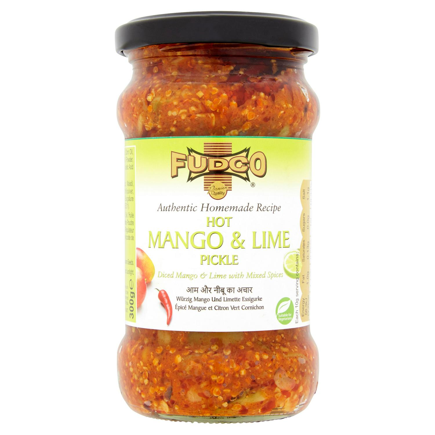 Picture of Fudco Hot Mango & Lime Pickle 300g