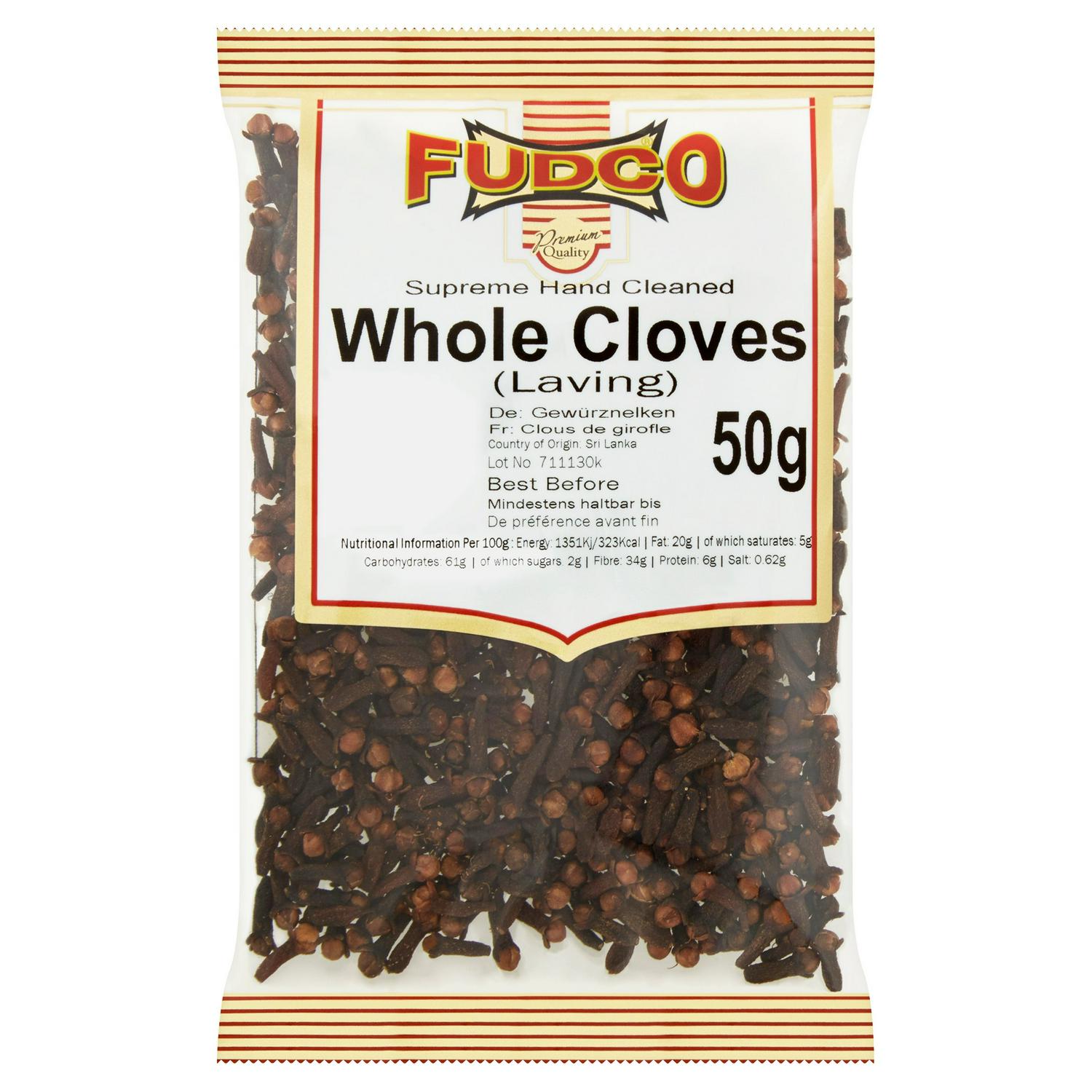 Picture of Fudco Whole Cloves 50g