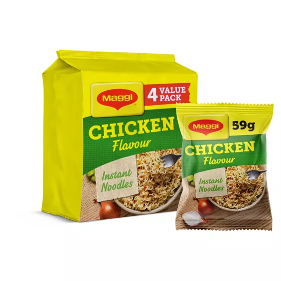 Picture of Maggi 3 Minute Instant Noodles Chicken Flavour 4 x 59g