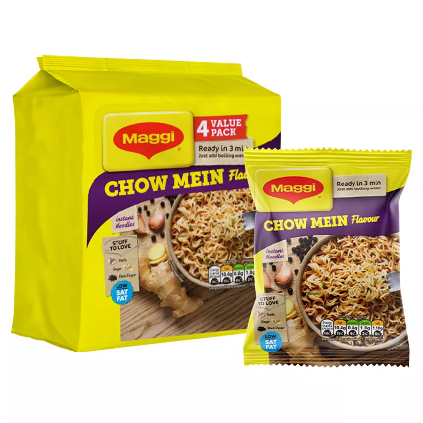 Picture of Maggi Instant Noodles Chow Mein Flavour 4 x 59g