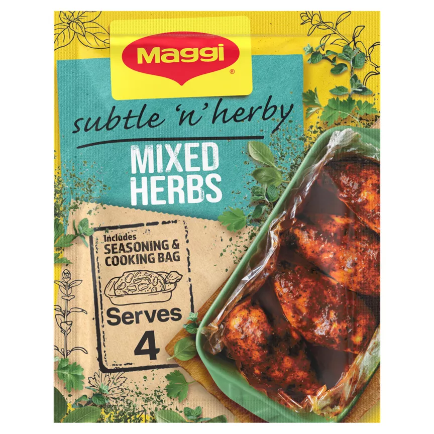 Picture of Maggi Mixed Herbs Chicken Seasoning Recipe Mix 30g