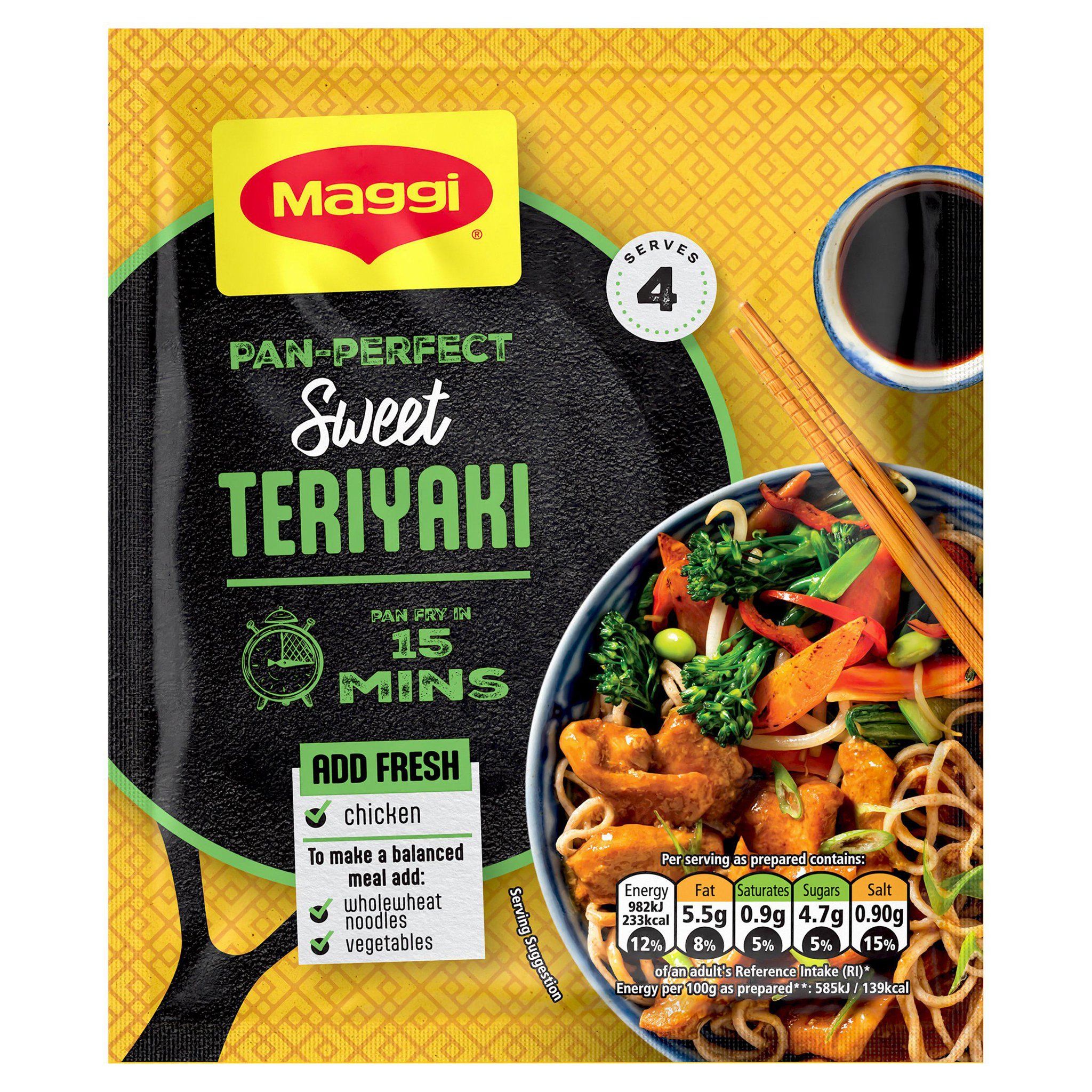 Picture of Maggi Pan Perfect Sweet Teriyaki 37g