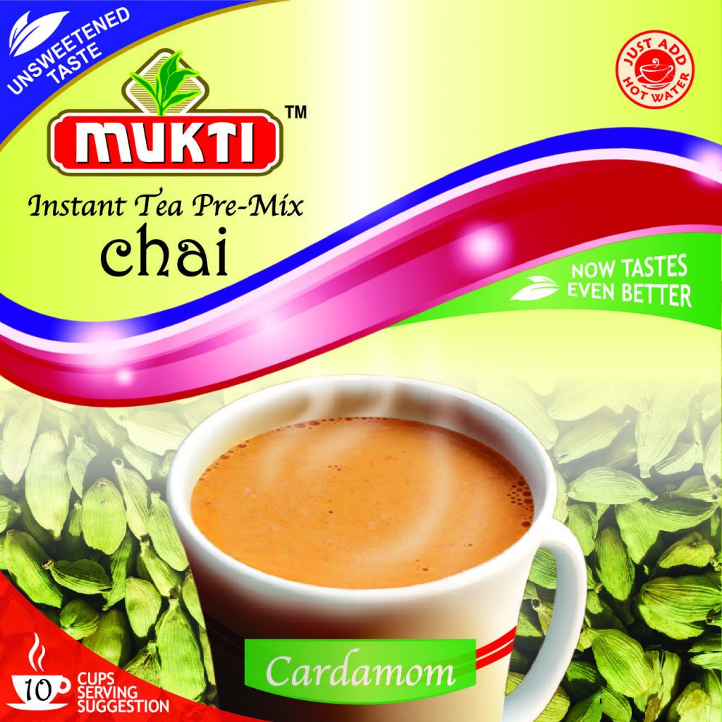 Picture of Mukti Chai Cardamom Elachi Tea Unsweetened 10 Sachets 220g