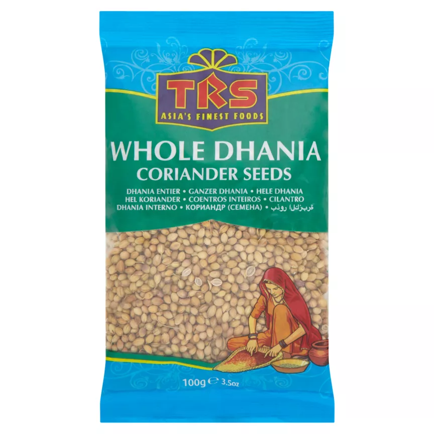 Picture of TRS Whole Dhania Coriander Seeds 100g