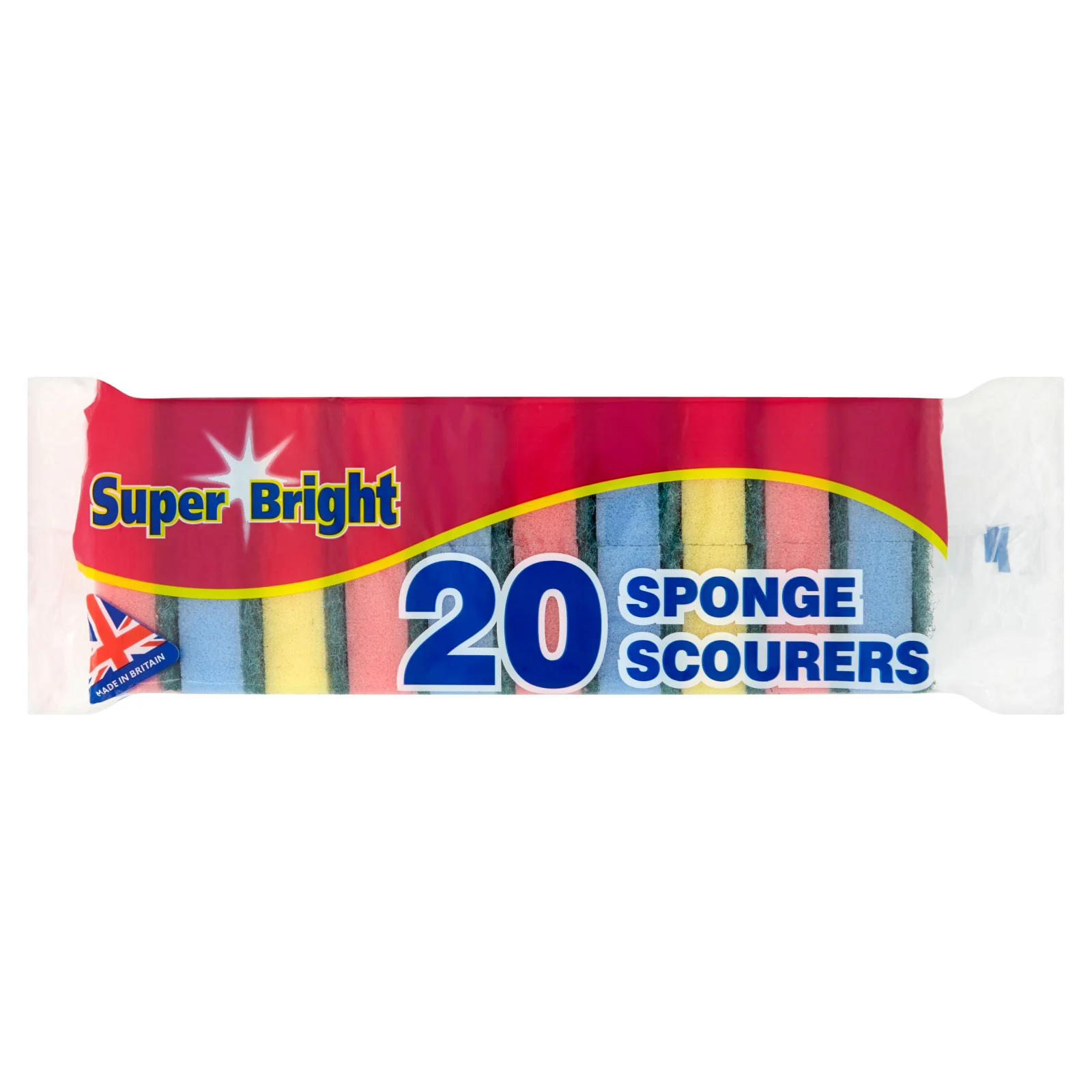 Picture of Super Bright Sponge Scourer Pack of 20