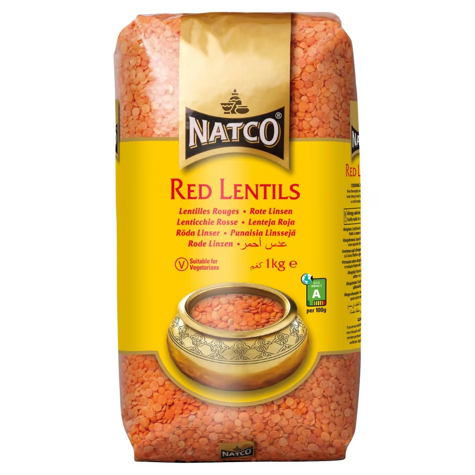 Picture of Natco Masoor Dal Red Lentils Polished 1kg