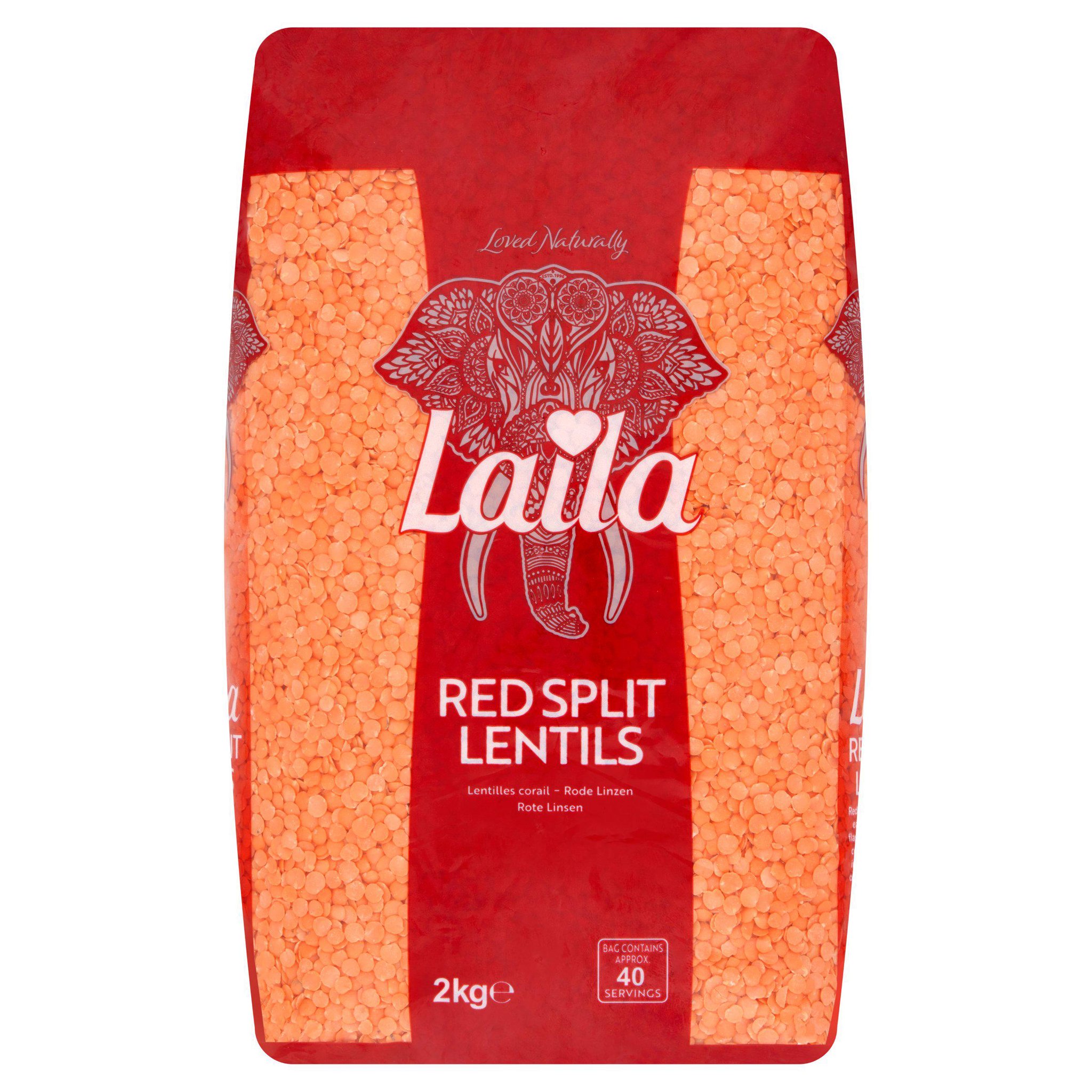 Picture of Laila Red Split Lentils 2kg