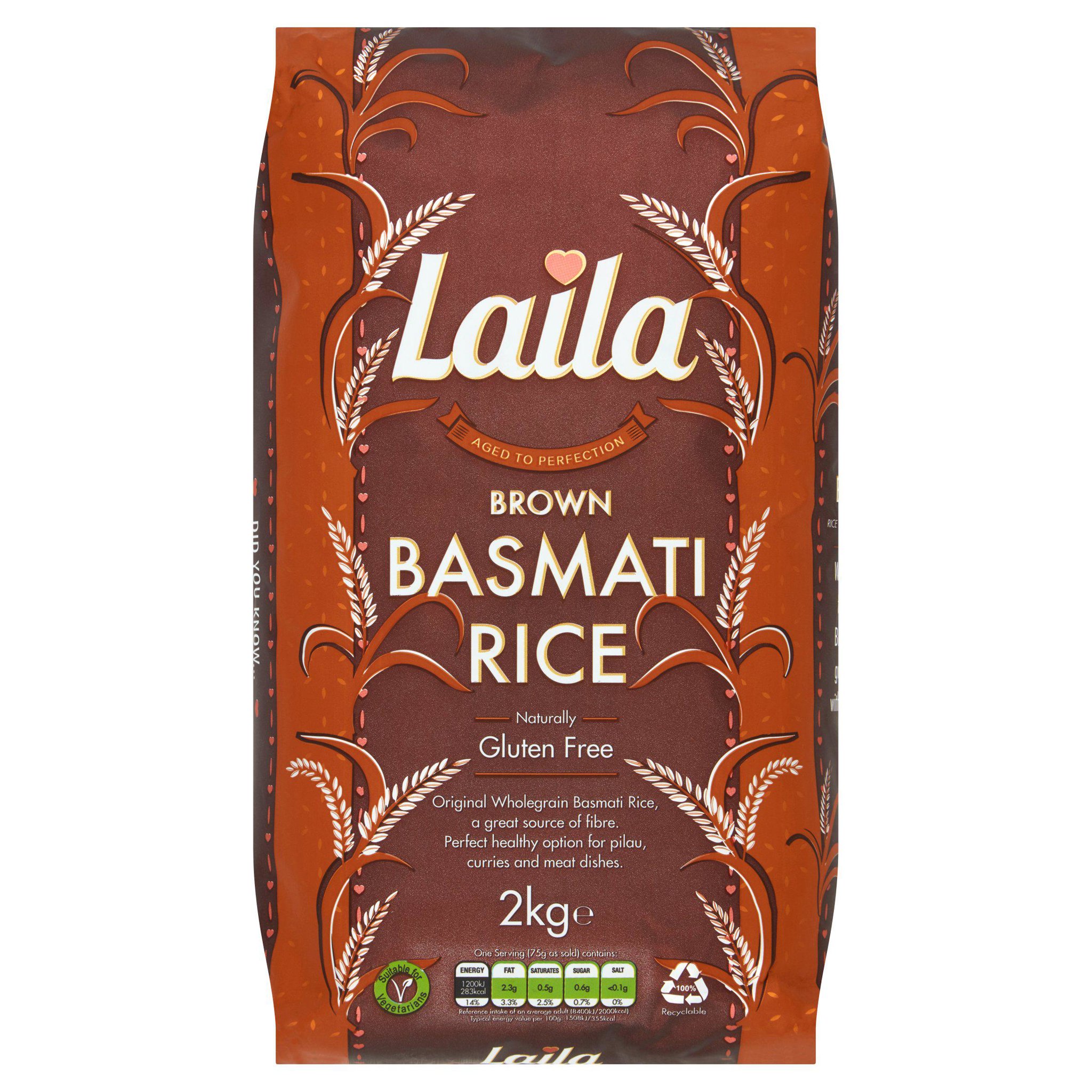 Picture of Laila Brown Basmati Rice 2kg