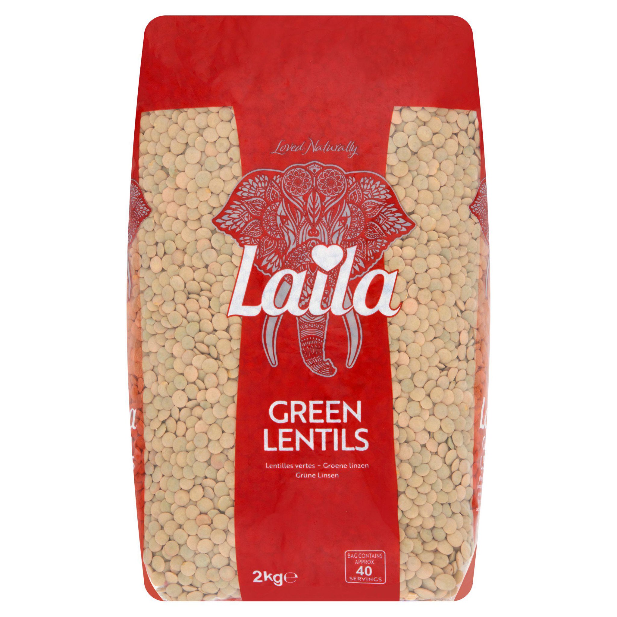 Picture of Laila Green Lentils 2kg