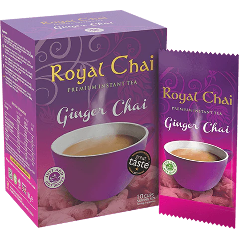 Picture of Royal Chai Ginger Chai Sweetened 10 Sachets