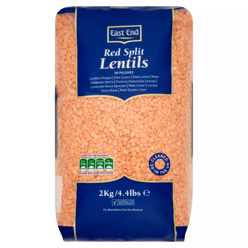 Picture of East End Red Split Lentils 2kg