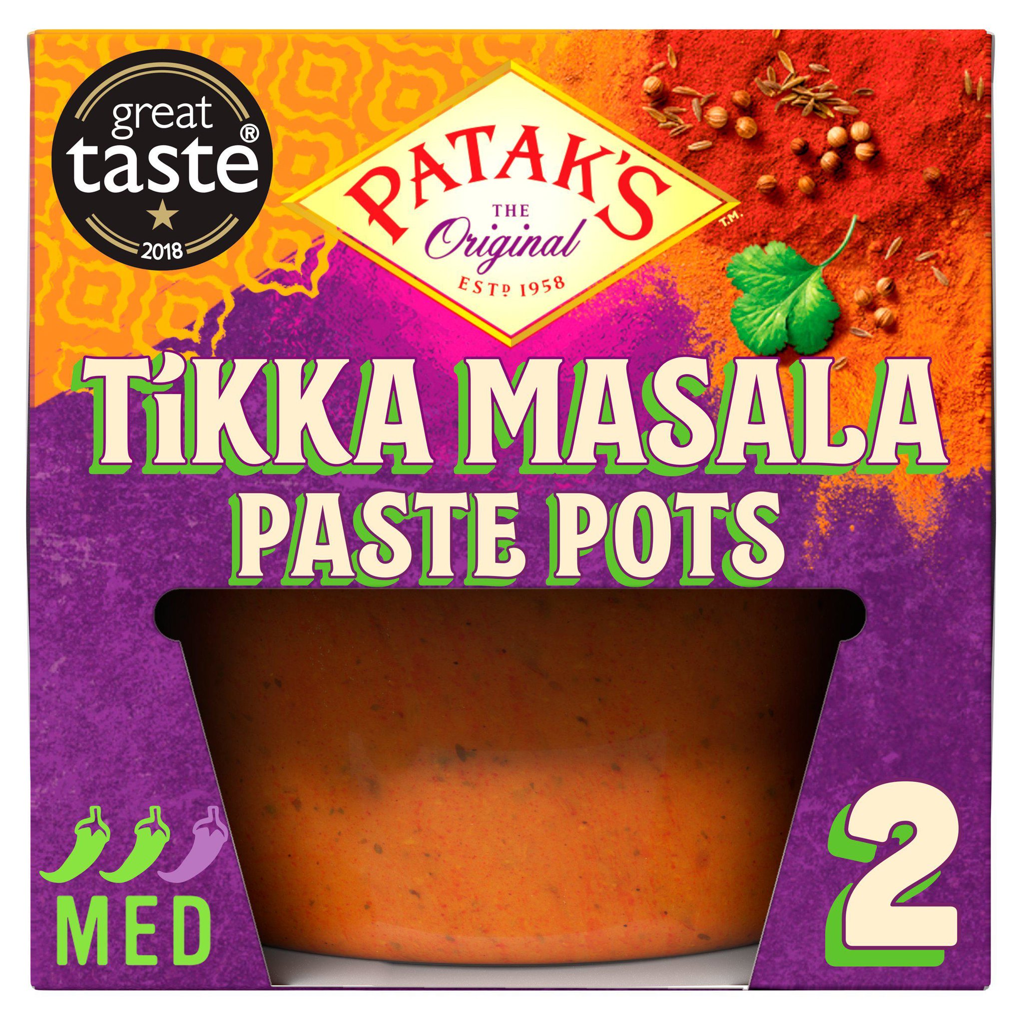 Picture of Patak's Tikka Masala Paste Pots 2 x 70g