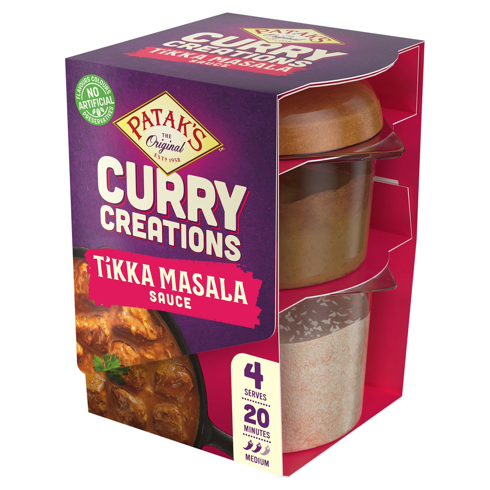 Picture of Patak's Tikka Masala Curry Creations Sauce Kit 160g