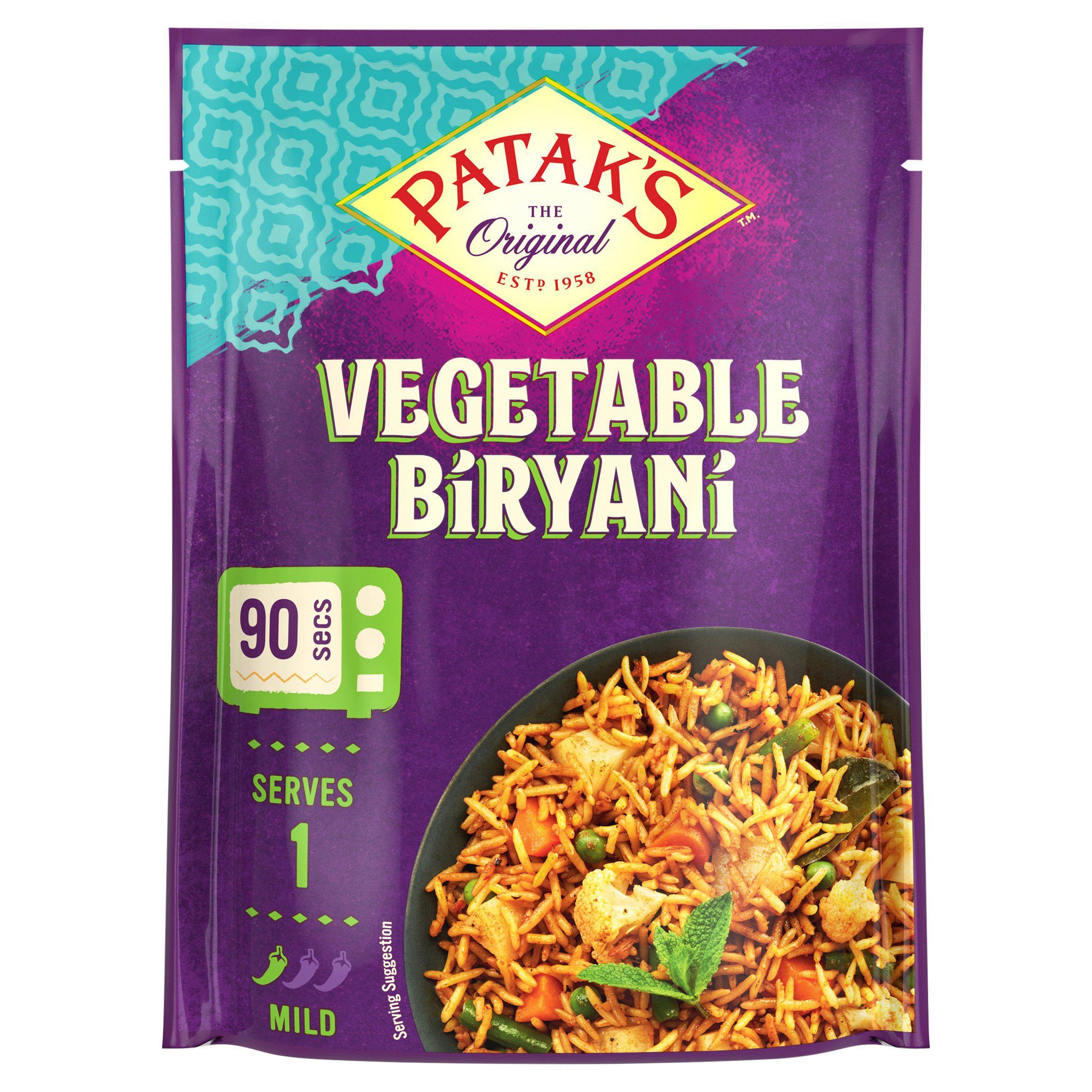 Picture of Patak's Aromatic Vegetable Biryani 270g