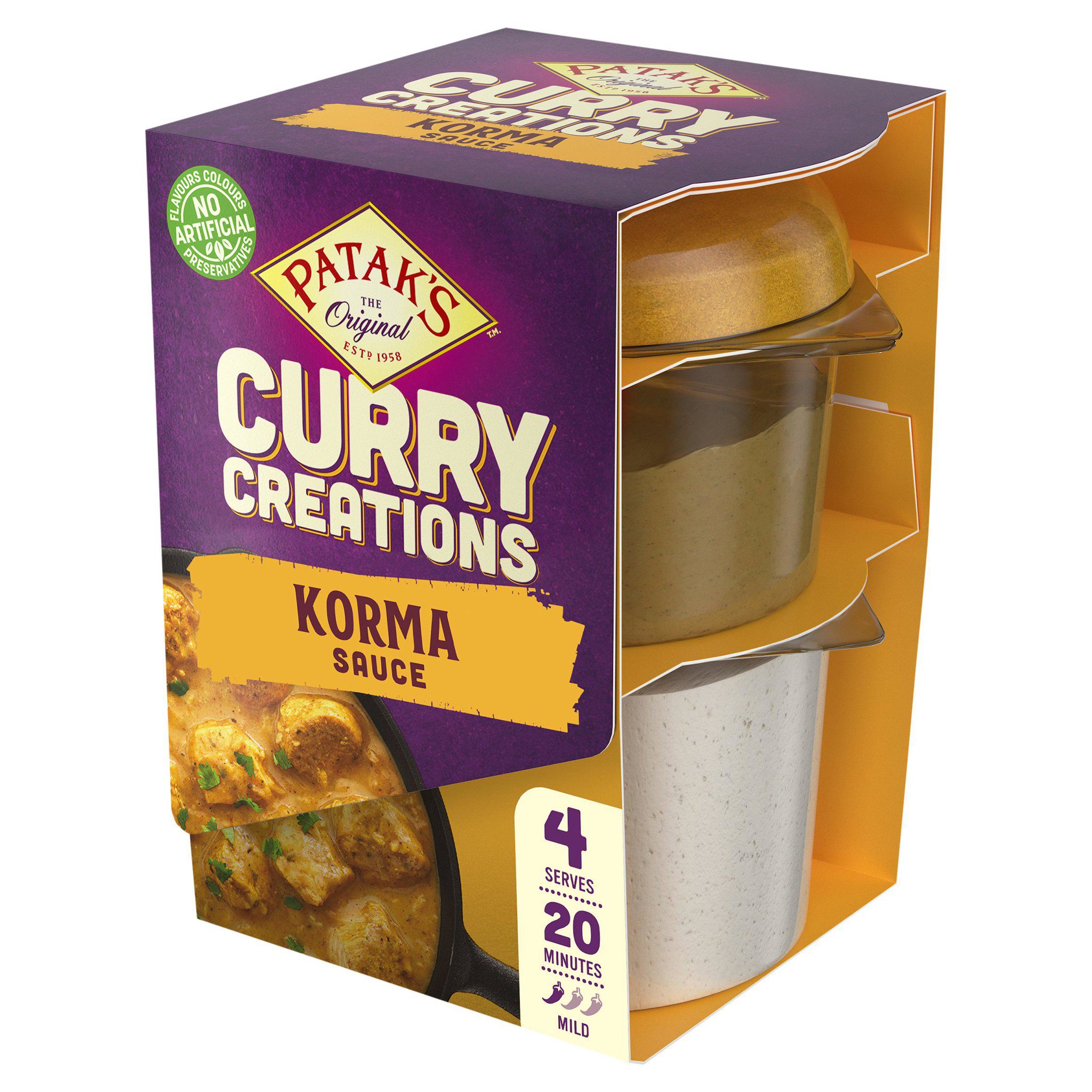 Picture of Patak's Korma Curry Creations Sauce Kit 160g