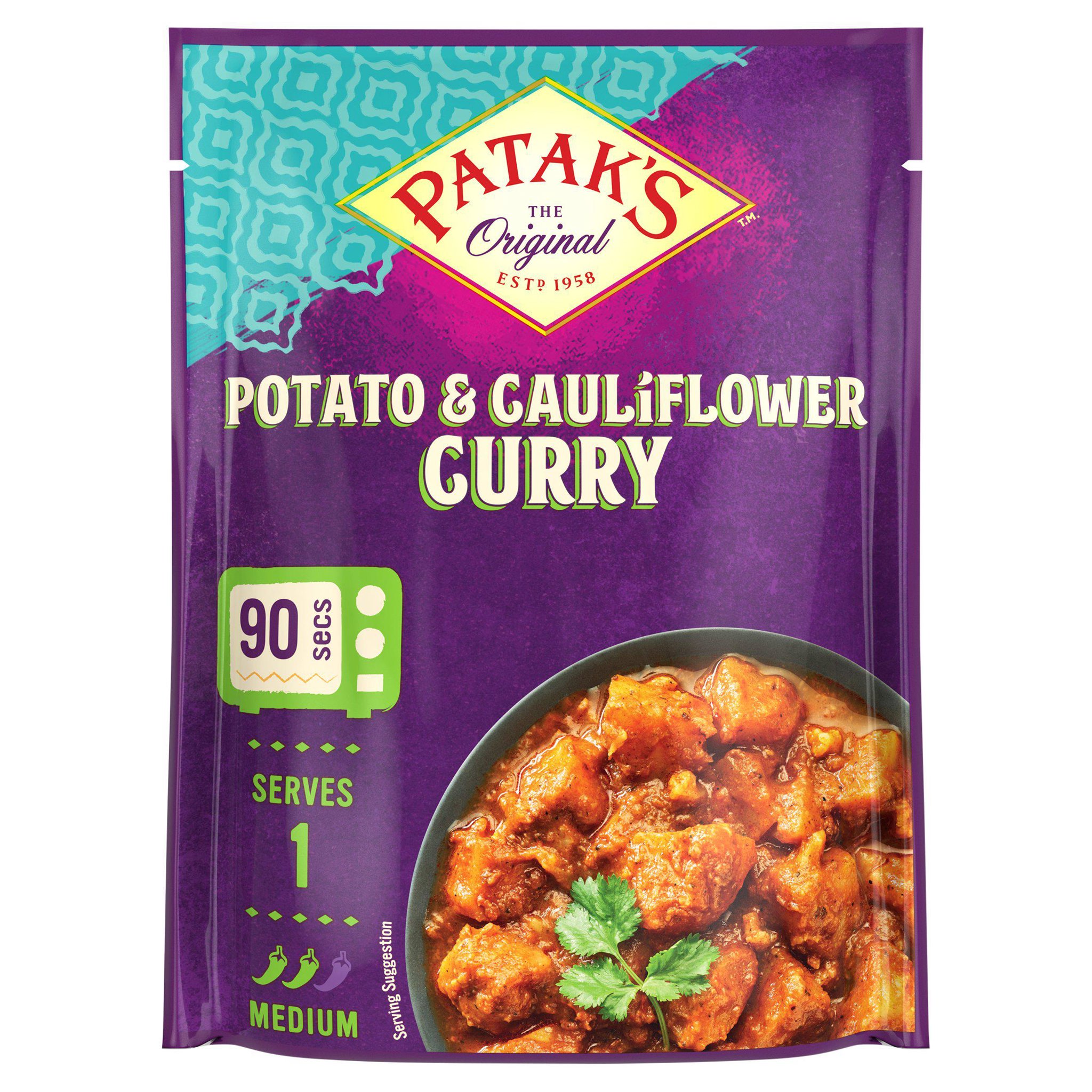 Picture of Patak's Spiced Potato & Cauliflower Curry 270g