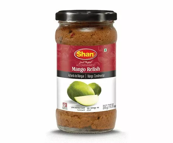 Picture of Shan Mango Pickle (tasty brinded mangoes in oil) 300g