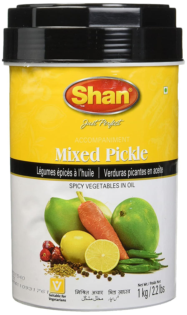 Picture of Shan Mixed Pickle (spicy vegetables in oil) 1kg