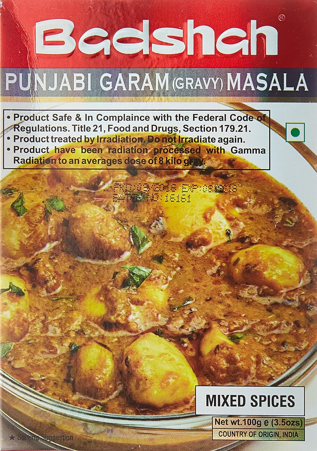 Picture of Badshah Punjabi Garam (Gravy) Masala 100g