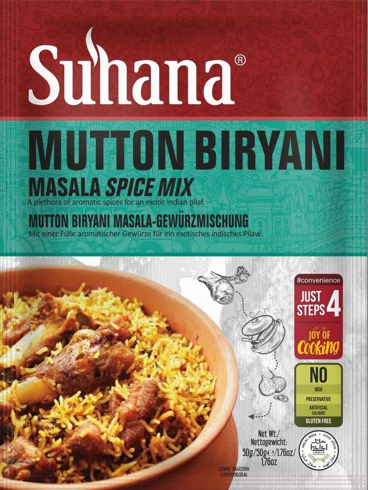 Picture of Suhana Mutton Biryani Mix 50g