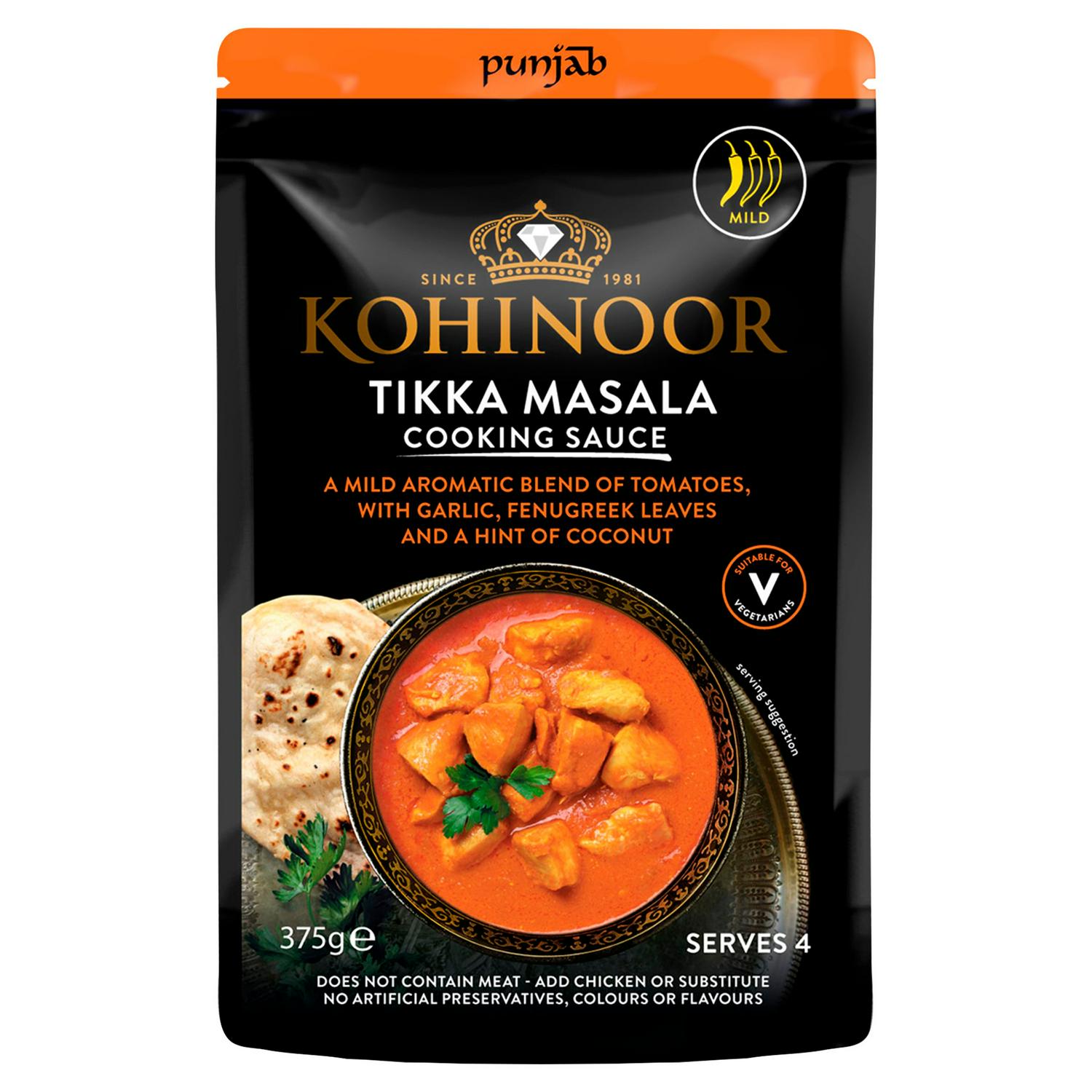 Picture of Kohinoor Tikka Masala Cooking Sauce 375g