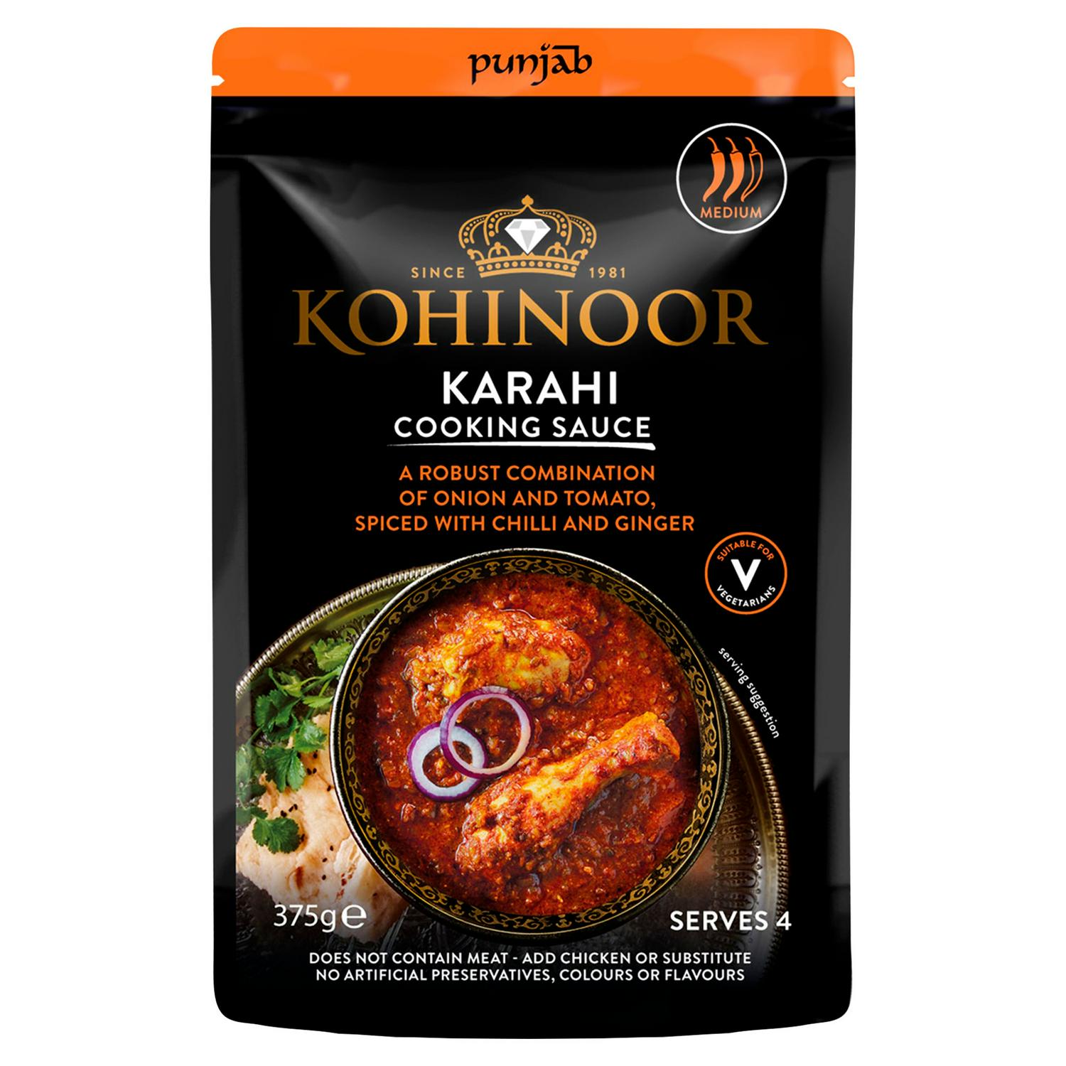 Picture of Kohinoor Punjabi Karahi Cooking Sauce 375g