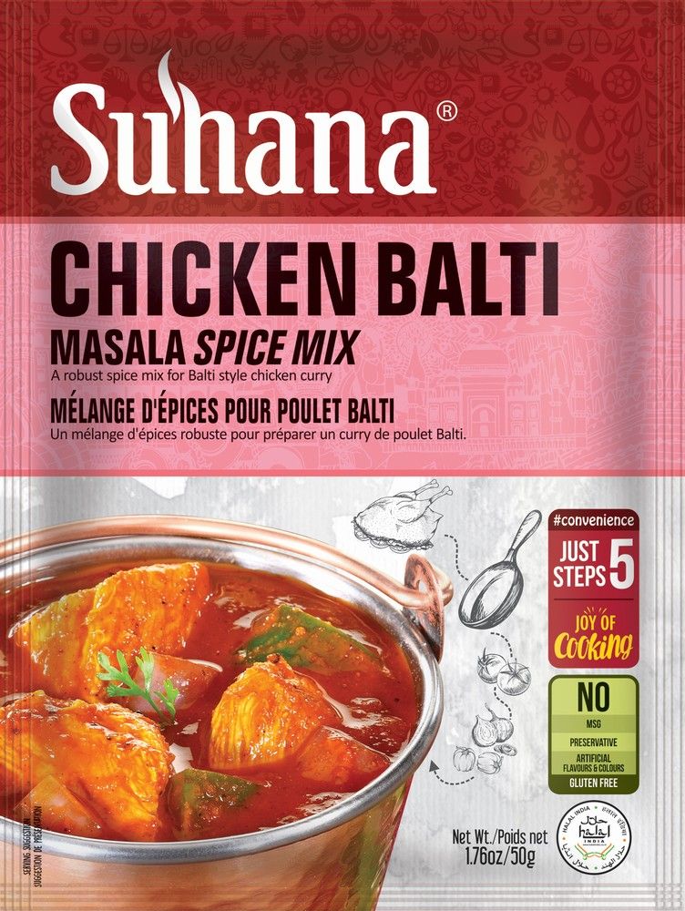 Picture of Suhana Chicken Balti Mix 80g - Pack of 3